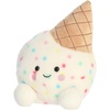 Aurora Adorable Palm Pals Party Sized Sprinkle Ice Cream Stuffed Animal – Fun Characters Now in Bigger Sizes – Perfect for Decorating Rooms and Birthday Gifts – White 7.5 Inches