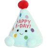 Aurora Adorable Palm Pals Party Sized Viva Party Hat Stuffed Animal – Fun Characters Now in Bigger Sizes – Perfect for Decorating Rooms and Birthday Gifts – Blue 8 Inches