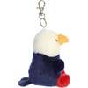 Aurora® Adorable Palm Pals™ Patriot Eagle™ Clip-On – Fun Collectible Plush for Kids and Adult Collectors – Perfect for Decorating Rooms and Birthday Gifts – Multicolor 4 Inches