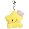 Aurora® Adorable Palm Pals™ Pisces Star™ Clip-On – Fun Collectible Plush For Kids and Adult Collectors – Perfect for Decorating Rooms and Birthday Gifts – Yellow 4.5 Inches