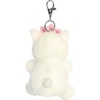 Aurora Adorable Palm Pals Priscilla Princess Kitty Clip-On – Fun Collectible Plush for Kids and Adult Collectors – Perfect for Decorating Rooms and Birthday Gifts – White 4 Inches