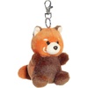 Aurora Adorable Palm Pals Rei Red Panda Clip-On – Fun Collectible Plush for Kids and Adult Collectors – Perfect for Decorating Rooms and Birthday Gifts – Brown 4 Inches