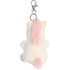 Aurora Adorable Palm Pals Sassy Unicorn Clip-On – Fun Collectible Plush for Kids and Adult Collectors – Perfect for Decorating Rooms and Birthday Gifts – White 4 Inches