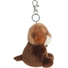 Aurora Adorable Palm Pals Selena Sea Otter Clip-On – Fun Collectible Plush for Kids and Adult Collectors – Perfect for Decorating Rooms and Birthday Gifts – Brown 4 Inches