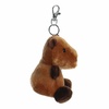 Aurora® Adorable Palm Pals™ Sid Capybara™ Clip-On – Fun Collectible Plush for Kids and Adult Collectors – Perfect for Decorating Rooms and Birthday Gifts – Brown 4 Inches
