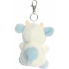 Aurora® Adorable Palm Pals™ Skyla Blueberry Cow™ Clip-On – Fun Collectible Plush for Kids and Adult Collectors – Perfect for Decorating Rooms and Birthday Gifts – Blue 4 Inches