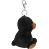 Aurora Adorable Palm Pals Sleepy Bear Clip-On – Fun Collectible Plush for Kids and Adult Collectors – Perfect for Decorating Rooms and Birthday Gifts – Black 4 Inches