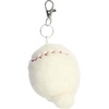 Aurora® Adorable Palm Pals™ Slugger Baseball™ Clip-On – Fun Collectible Plush For Kids and Adult Collectors – Perfect for Decorating Rooms and Birthday Gifts – White 4 Inches