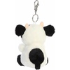 Aurora® Adorable Palm Pals™ Sweetie Cow™ Clip-On- Fun Collectible Plush for Kids and Adult Collectors – Perfect for Backpacks and Birthday Gifts – White 4 Inches