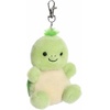 Aurora® Adorable Palm Pals™ Tiny Turtle™ Clip-On – Fun Collectible Plush for Kids and Adult Collectors – Perfect for Decorating Rooms and Birthday Gifts – Green 4 Inches