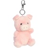 Aurora Adorable Palm Pals Wizard Pig Clip-On – Fun Collectible Plush for Kids and Adult Collectors – Perfect for Decorating Rooms and Birthday Gifts – Pink 4 Inches