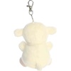 Aurora® Adorable Palm Pals™ Woolly Lamb™ Clip-On – Fun Collectible Plush for Kids and Adult Collectors – Perfect for Decorating Rooms and Birthday Gifts – White 4 Inches