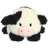 Aurora® Adorable Rumplers™ Connor Cow™ Stuffed Animal – Floppy Characters for Comforting Cuddles – Perfect for Birthdays, Adults and Kids All Ages – Black, White 9.5 Inches