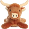 Aurora® Adorable Shoulderkins™ Haddow Highland Cow™ Stuffed Animal – Fun Buddy that Can Go Everywhere with You – Perfect for Kids 3+ Years and Costumes – Brown 6 Inches