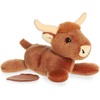 Aurora® Adorable Shoulderkins™ Haddow Highland Cow™ Stuffed Animal – Fun Buddy that Can Go Everywhere with You – Perfect for Kids 3+ Years and Costumes – Brown 6 Inches