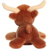 Aurora® Adorable Shoulderkins™ Haddow Highland Cow™ Stuffed Animal – Fun Buddy that Can Go Everywhere with You – Perfect for Kids 3+ Years and Costumes – Brown 6 Inches