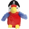 Aurora® Adorable Shoulderkins™ Swashbuckler Parrot™ Stuffed Animal – Fun Buddy that Can Go Everywhere with You – Perfect for Kids 3+ Years and Costumes – Red 4 Inches