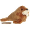 Aurora® Adorable Shoulderkins™ Waffle Walrus™ Stuffed Animal – Fun Buddy that Can Go Everywhere with You – Perfect for Kids 3+ Years and Costumes – Brown 6.5 Inches