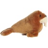 Aurora® Adorable Shoulderkins™ Waffle Walrus™ Stuffed Animal – Fun Buddy that Can Go Everywhere with You – Perfect for Kids 3+ Years and Costumes – Brown 6.5 Inches