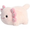 Aurora® Adorable Spudsters™ Axel Axolotl Stuffed Animal – Round Shape Makes for Comforting Cuddles – Perfect for Kids All Ages and Animal Loving Adults – Pink 9 Inches
