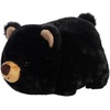 Aurora® Adorable Spudsters™ Briar Bear Stuffed Animal – Round Shape Makes for Comforting Cuddles – Perfect for Kids All Ages and Animal Loving Adults – Black 10.5 Inches