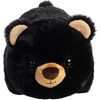 Aurora® Adorable Spudsters™ Briar Bear Stuffed Animal – Round Shape Makes for Comforting Cuddles – Perfect for Kids All Ages and Animal Loving Adults – Black 10.5 Inches
