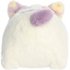 Aurora® Adorable Spudsters™ Cassie Daisy Cat™ Stuffed Animal – Round Shape Makes for Comforting Cuddles – Perfect for Kids All Ages and Animal Loving Adults – Purple 10.5 Inches