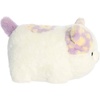Aurora® Adorable Spudsters™ Cassie Daisy Cat™ Stuffed Animal – Round Shape Makes for Comforting Cuddles – Perfect for Kids All Ages and Animal Loving Adults – Purple 10.5 Inches