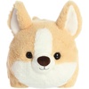 Aurora® Adorable Spudsters™ Colby Corgi™ Stuffed Animal – Round Shape Makes for Comforting Cuddles – Perfect for Kids All Ages and Animal Loving Adults – Brown 11 Inches
