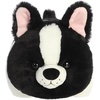 Aurora® Adorable Spudsters™ Fern French Bulldog™ Stuffed Animal – Round Shape Makes for Comforting Cuddles – Perfect for Kids All Ages and Animal Loving Adults – Black 11 Inches