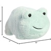 Aurora® Adorable Spudsters™ Friesia Frog Stuffed Animal – Round Shape Makes for Comforting Cuddles – Perfect for Kids All Ages and Animal Loving Adults – Green 10 Inches