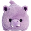 Aurora® Adorable Spudsters™ Harlo Hippo™ Stuffed Animal – Round Shape Makes for Comforting Cuddles – Perfect for Kids All Ages and Animal Loving Adults – Purple 10.5 Inches