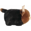 Aurora® Adorable Spudsters™ Layton Longhorn Cow™ Stuffed Animal – Round Shape Makes for Comforting Cuddles – Perfect for Kids All Ages and Animal Loving Adults – Brown 10.5 Inches