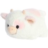 Aurora® Adorable Spudsters™ Moonique Strawberry Milk Cow™ Stuffed Animal – Comforting Cuddles – Playful Companions – White 10 Inches