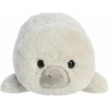 Aurora® Adorable Spudsters™ Mumbles Manatee™ Stuffed Animal – Round Shape Makes for Comforting Cuddles – Perfect for Kids All Ages and Animal Loving Adults – Gray 11.5 Inches