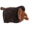 Aurora® Adorable Spudsters™ Mumford Wooly Mammoth™ Stuffed Animal – Round Shape Makes for Comforting Cuddles – Perfect for Kids All Ages and Animal Loving Adults – Brown 10.5 Inches