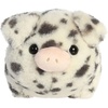 Aurora® Adorable Spudsters™ Pierre Spotted Pig™ Stuffed Animal – Round Shape Makes for Comforting Cuddles – Perfect for Kids All Ages and Animal Loving Adults – Gray 11 Inches