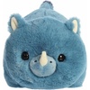Aurora® Adorable Spudsters™ Rio Rhino™ Stuffed Animal – Round Shape Makes for Comforting Cuddles – Perfect for Kids All Ages and Animal Loving Adults – Blue 11 Inches