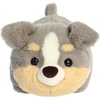 Aurora® Adorable Spudsters™ Storm Australian Shepherd™ Stuffed Animal – Round Shape Makes for Comforting Cuddles – Perfect for Kids All Ages and Animal Loving Adults – Gray 11 Inches