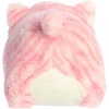 Aurora Adorable Spudsters Taylor Pink Tabby Stuffed Animal – Round Shape Makes For Comforting Cuddles – Perfect for Decorating Rooms and Valentine’s Day – 10.5 Inches