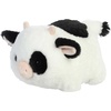 Aurora® Adorable Spudsters™ Tutie Cow Stuffed Animal – Round Shape Makes for Comforting Cuddles – Perfect for Kids All Ages and Animal Loving Adults – White 10 Inches
