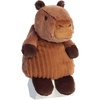Aurora® Cuddly Huggle Pals Cozy Capybara™ Stuffed Animal – Weighted Comfort – Endless Snuggles – Brown 12.5 Inches