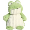 Aurora Cuddly Huggle Pals Fuzzy Frog Stuffed Animal – Weighted Comfort – Endless Snuggles – Green 12.5 Inches