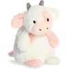 Aurora® Cuddly Huggle Pals Serene Strawberry Cow™ Stuffed Animal – Weighted Comfort – Endless Snuggles – Pink 12.5 Inches