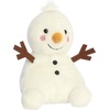 Aurora Festive Palm Pals Party Sized Twig Snowman Stuffed Animal – Fun Seasonal Plush in Bigger Sizes – Perfect for Holiday Decorations or Gifts – White 7.5 Inches