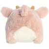 Aurora® Festive Spudsters™ Pinkee Reindeer™ Stuffed Animal – Round Shape Makes for Comforting Cuddles – Perfect for Holiday Decorations or Gifts – Pink 11.5 Inches
