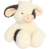 Aurora Playful The Thicket Tales Clover Cow Stuffed Animal – Floppy Characters for Comforting Cuddles – Perfect for Birthdays, Adults and Kids All Ages – White 12 Inches