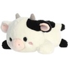 Aurora Playful Too Cute Cayce Cow Stuffed Animal – Adorable Characters For Imaginative Play – Perfect for Birthdays, Adults and Kids All Ages – White 9.5 Inches