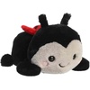 Aurora Playful Too Cute Laney Ladybug Stuffed Animal – Adorable Characters For Imaginative Play – Perfect for Birthdays, Adults and Kids All Ages – Black 9.5 Inches