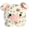 Aurora Playful Too Cute Spence Spotted Pig Stuffed Animal – Adorable Characters For Imaginative Play – Perfect for Birthdays, Adults and Kids All Ages – Gray 10 Inches